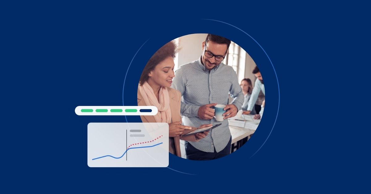 Marketers working on marketing mix model optimization using Keen's MMM platform. Overlays of Keen platform.
