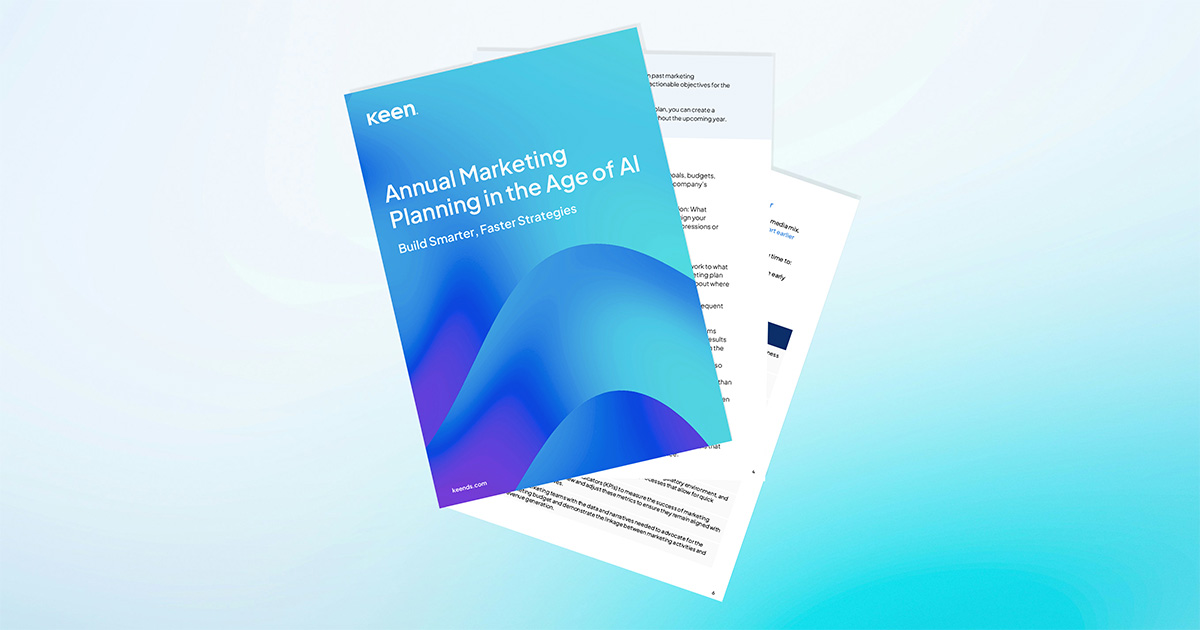 A preview of Keen's Annual Marketing Planning playbook