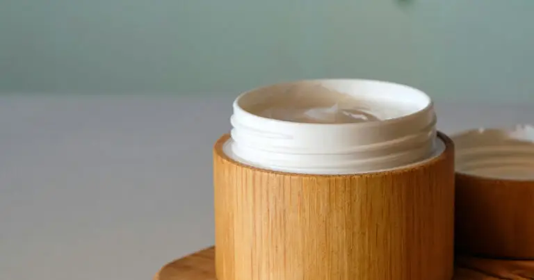 A container of lotion